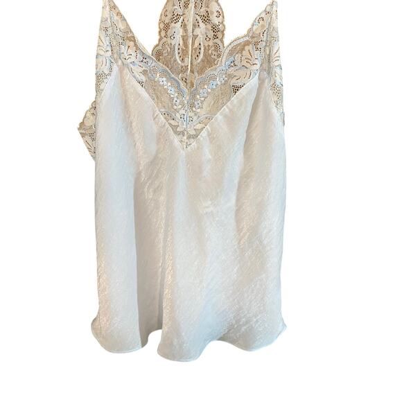 In Bloom by Jonquil Icy Blue Lace Satin Cami Shorts Set M Bridal Sleepwear - Picture 5 of 10